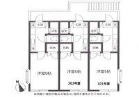 コーポ藤崎Ⅰ101.202図面