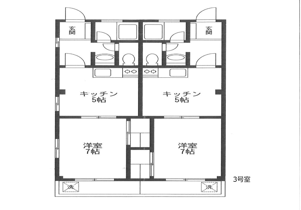 大久保ハイツ3号図面